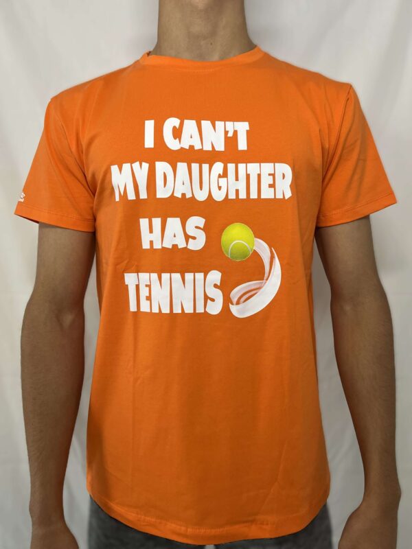 I cant my daughter has tennis front
