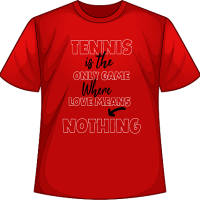 Red Love means nothing Tshirt