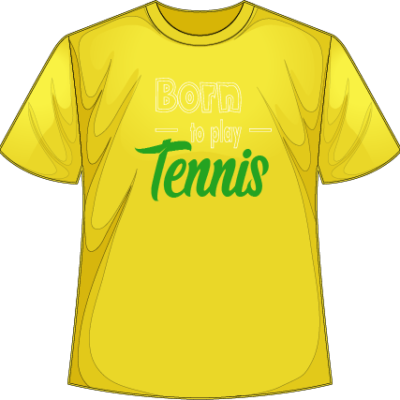 Born to play tennis Tshirt